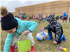Children at Easter Egg Hunt