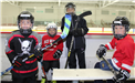 Learn to Play participants in the player benches