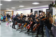 A group of young musicians playing