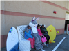 Kids with the Easter Bunny