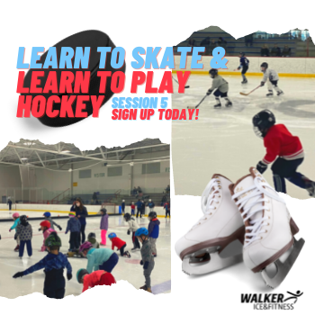 Skating and Hockey poster