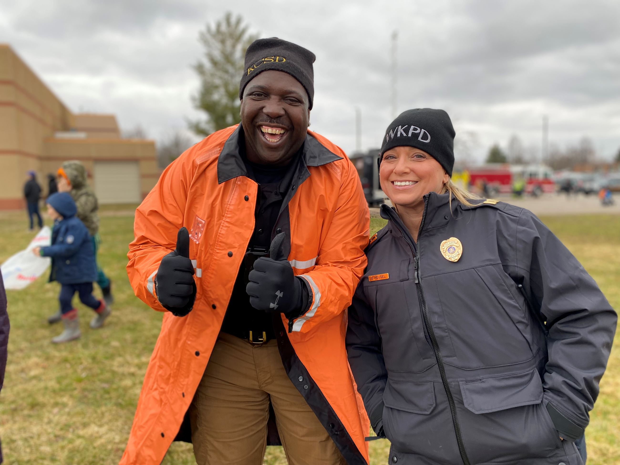 Law Enforcement at Easter Egg Hunt