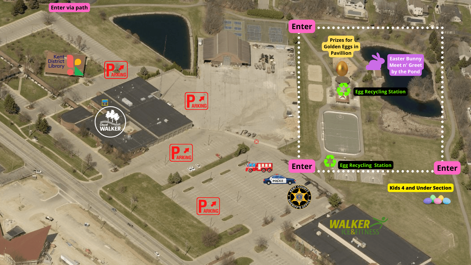 UPDATED Easter Egg Hunt Map